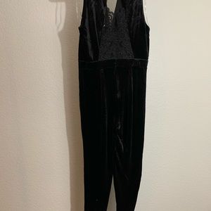 Women’s velvet jumpsuit